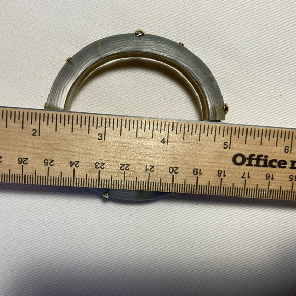 NWOT ALEXIS BITTAR TEAL with Gold colored decoration. - Picture 2 of 4